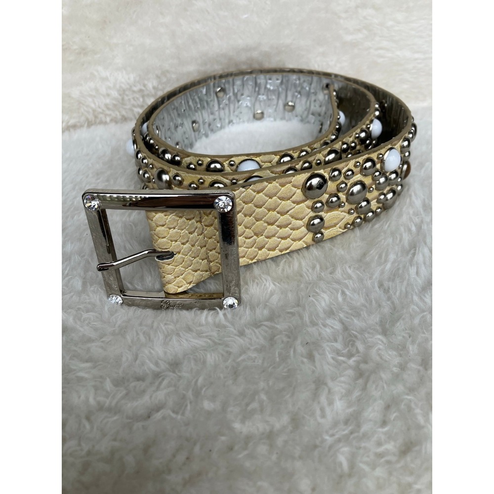Guess Studded and Beaded Belt NO Belt Loop
